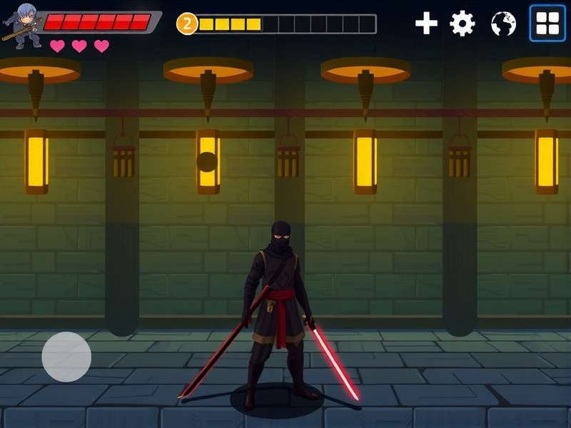 Ninja Power Striker gameplay screenshot